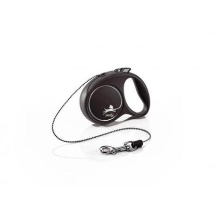 Flexi Black Design XS zsinór 3m 8kg-ig Ezüst