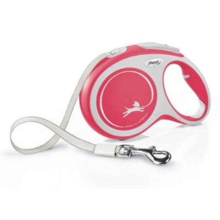 Flexi Új Comfort szalag S 5m 15 kg-ig Piros