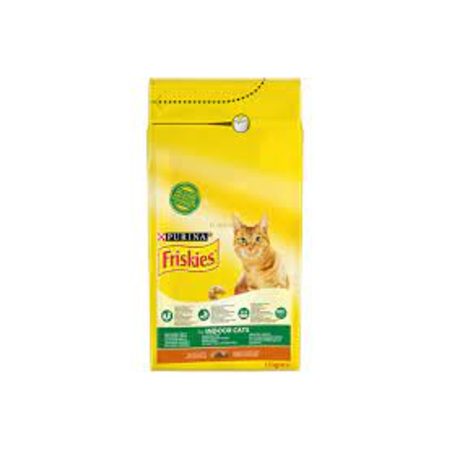 Friskies Indoor Csirkével és hozzáadott kerti zöldségekkel száraz macskaeledel 1