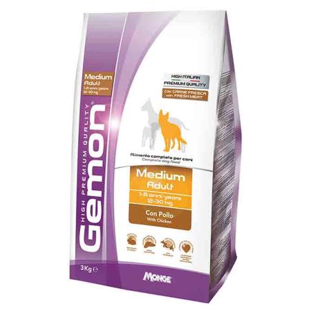 Gemon Dog Medium Adult 3kg Csirke kutyatáp