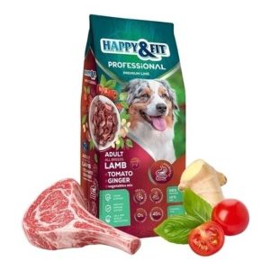 Happy&Fit Professional Adult Dog Lamb+Tomato+Ginger 19kg