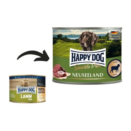 Happy Dog Neuseeland Pur (Bárány) 6x200 gr