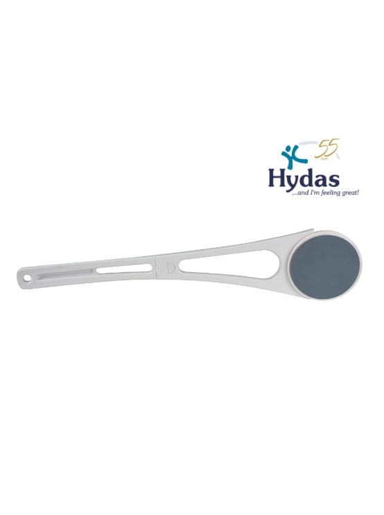 Hydas EasyFree® szőrtelenítő és bőrradírozó korong hosszú nyéllel - fájdalommentes hát- és testszőrtelenítés otthon