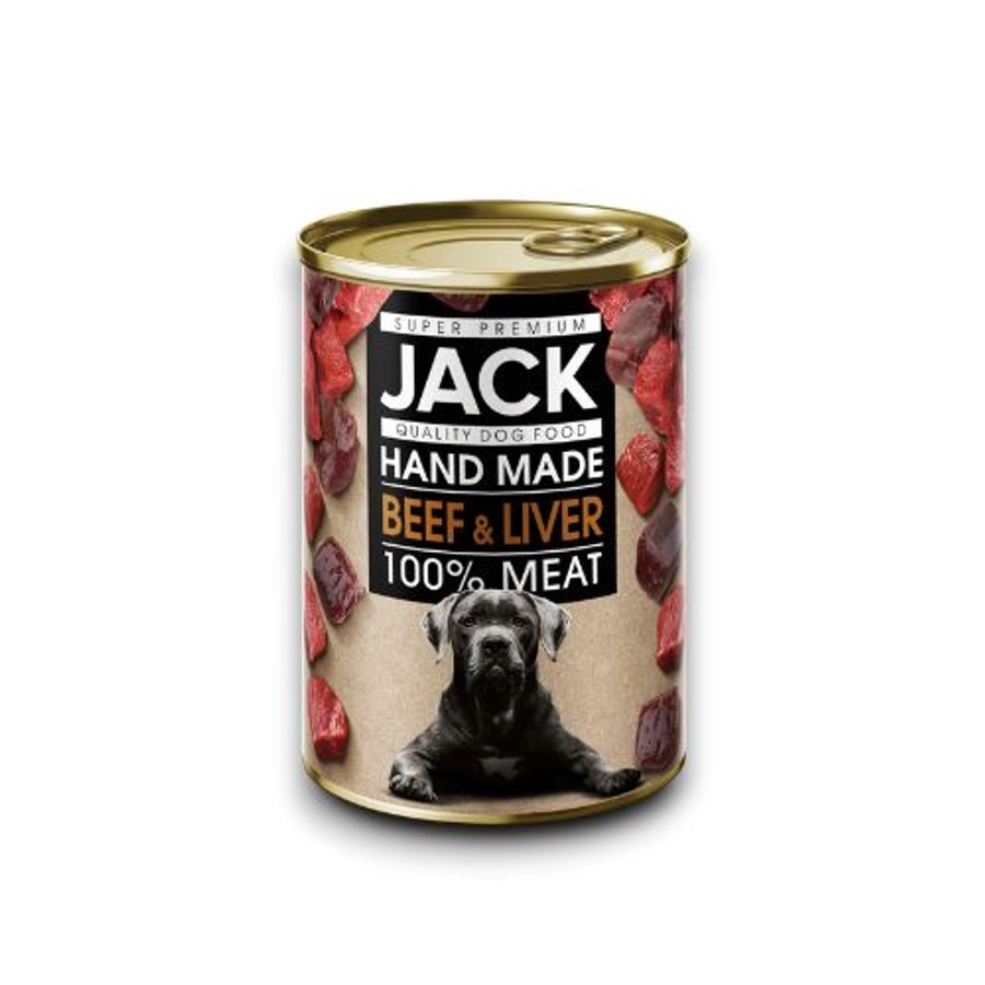 Jack super premium kutya konzerv marha májjal 12x400g