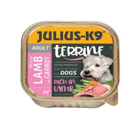 Julius-K9 Dog Terrine Adult Lamb&Carrot - nedveseledel (bárány