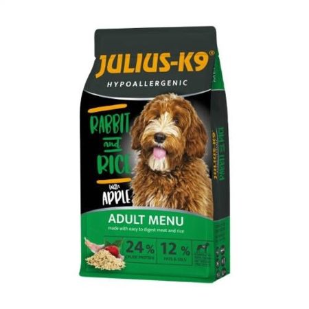 JULIUS-K9 Hypoallergenic Adult Rabbit&Rice 12 kg