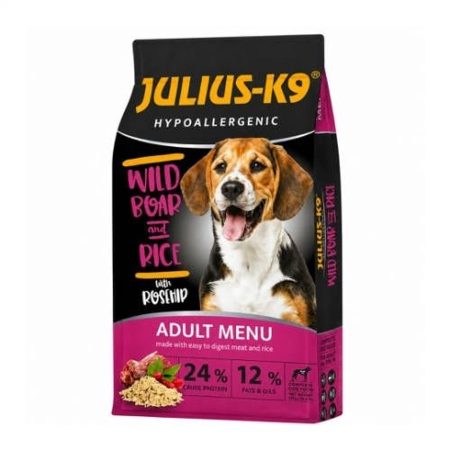 JULIUS-K9  Hypoallergenic Adult WildBoar&Rice 12kg