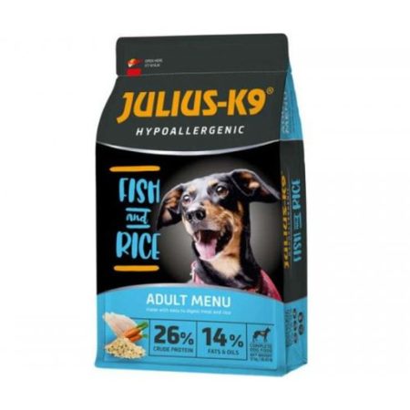 Julius-K9 Hypoallergenic Adult Fish & Rice 3x12kg