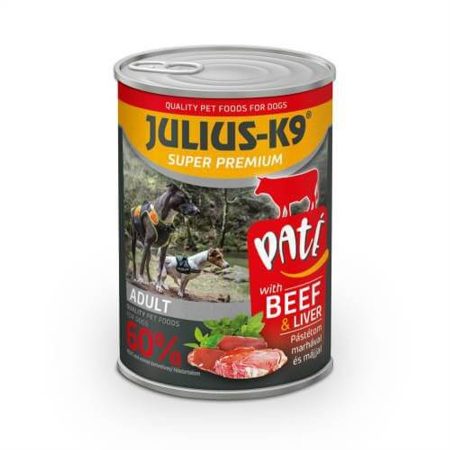 Julius-K9 konzerv beef&liver(marha és máj) 400gr