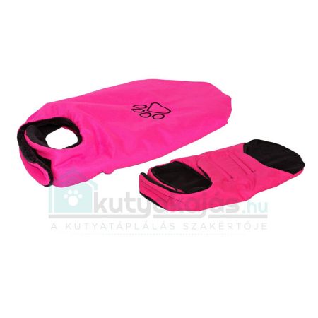 Tépőzáras Télikabát Fekete-Pink XL - Tappancsos