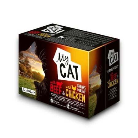 My Cat alutasak box csirke-marha 12x100g