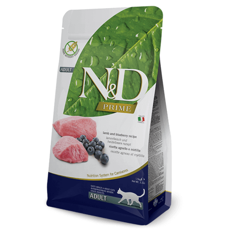 N&D Cat Prime bárány&áfonya adult 300g