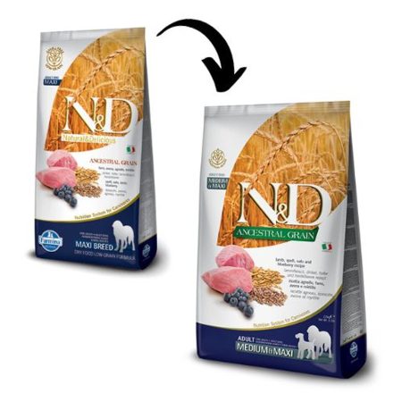 N&D Low Grain Dog Bárány&áfonya adult medium 2x 12kg kutyatáp