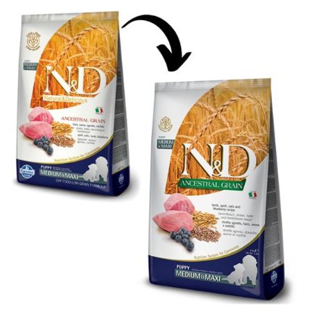 N&D Low Grain Dog Bárány&áfonya puppy medium&maxi 2x 12kg