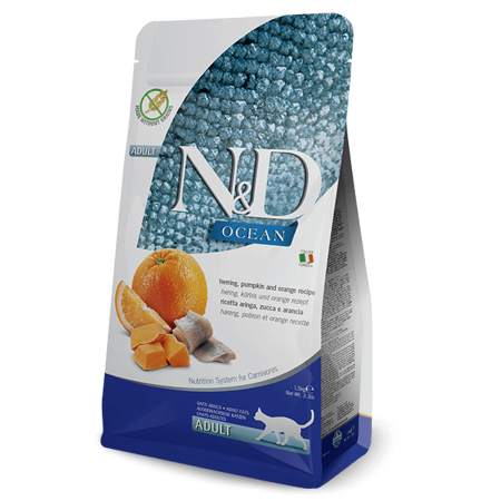 N&D Cat Ocean Hering&Sütőtök&Narancs Adult 1