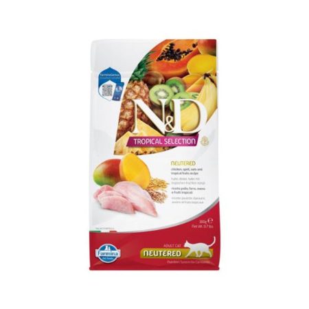 N&D Tropical Selection Cat Chicken Neutered Adult 4+1kg
