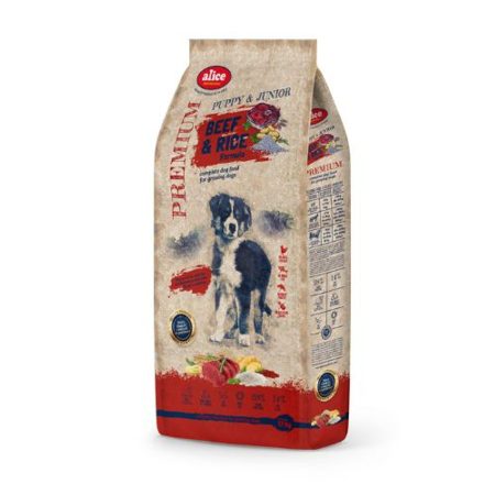 Alice PROFESSIONAL Puppy&Junior Beef&Rice 17kg