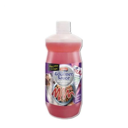 Panzi Delicious Gourmet Sauce - öntet száraz eledelre (májas ízesítésű) kutyák részére (500ml)