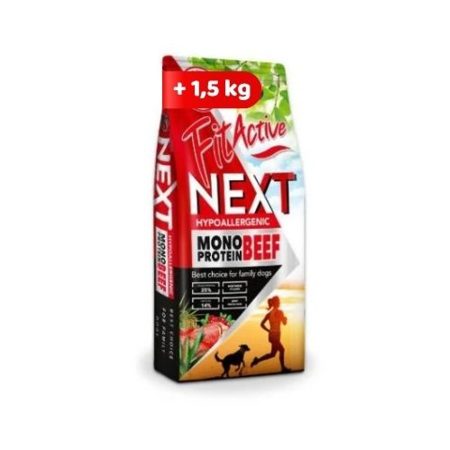 Panzi FitActive Next Hypoallergenic Mono Beef with Cranberries kutyatáp 15kg + 1