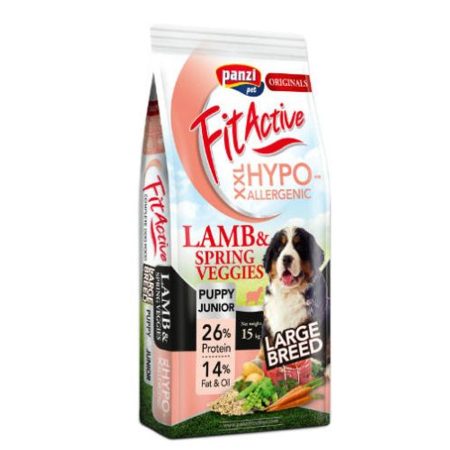 Panzi FitActive ORIGINALS Puppy&Junior Hypoallergenic Lamb&Spring Veggies XXL 15 kg