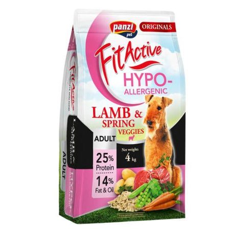 Panzi FitActive ORIGINALS Adult Hypoallergenic Lamb&Spring Veggies 4 kg