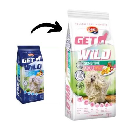 Panzi GetWild Dog Adult Sensitive Lamb with Apple 2x15 kg