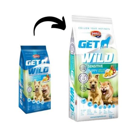 Panzi GetWild Puppy Sensitive Lamb - Bárány 2x15 kg