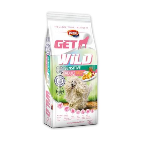 Panzi GetWild Adult Sensitive Lamb&Rice with Apple 15kg
