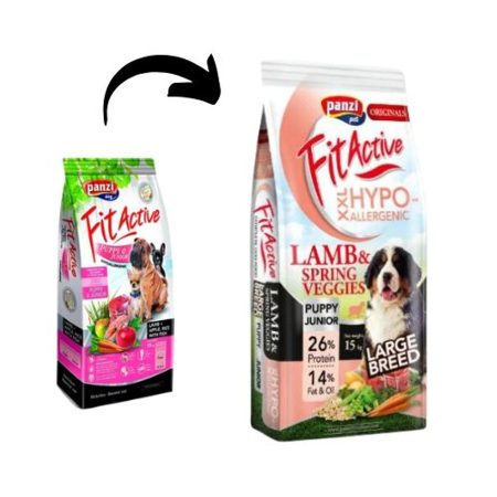 Panzi FitActive Puppy & Junior Lamb