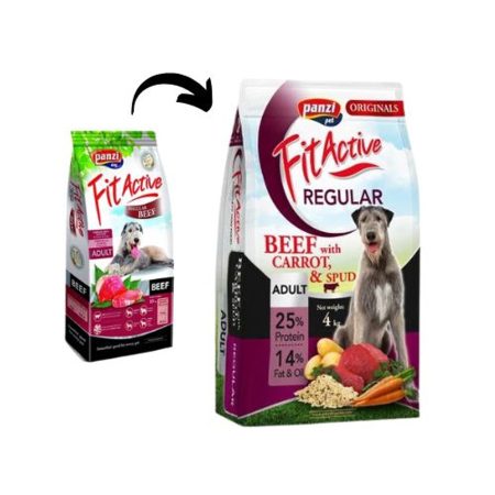 Panzi FitActive Originals Regular Beef with Carrots and Spud kutyatáp 4kg