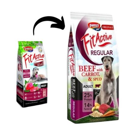 Panzi FitActive ORIGINALS Regular Beef with Carrots and Spud 3x15kg