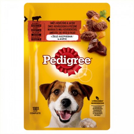 Pedigree alutasak Adult marha és máj aszpikban 24x100g
