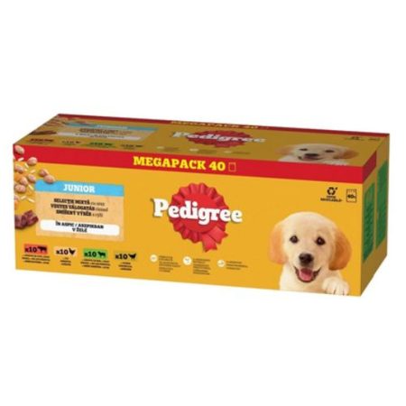 Pedigree alutasak Junior Mix 40x100g nedves kutyaeledel