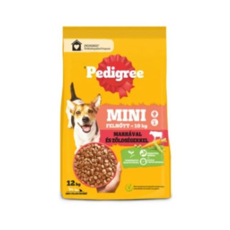 Pedigree száraz kutyaeledel Marha-zöldség Mini 12kg