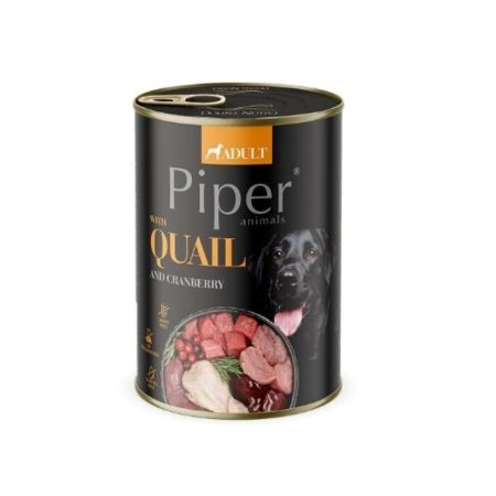 Piper felnőtt kutyakonzerv fürj és áfonya 400g