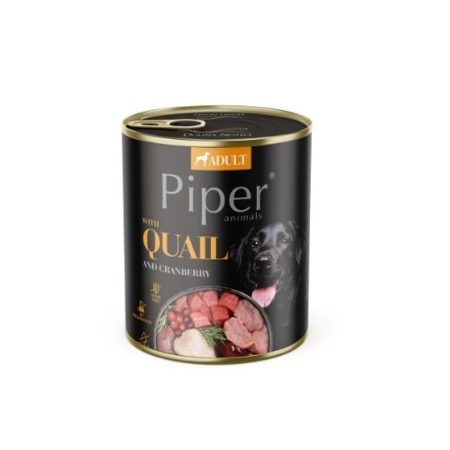 Piper felnőtt kutyakonzerv fürj és áfonya 12x800g