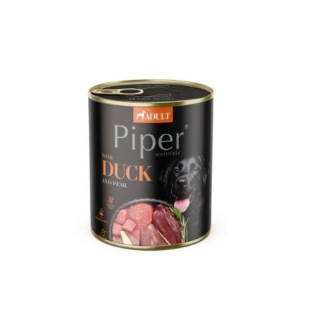 Piper felnőtt kutyakonzerv kacsa és körte 12x800g