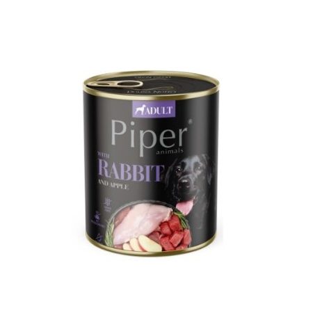 Piper felnőtt kutyakonzerv nyúl és alma 12x800g