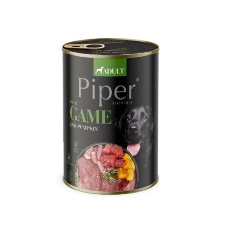 Piper felnőtt kutyakonzerv vad és sütőtök 24x400g