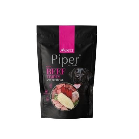 PIPER ADULT Alutasak Felnőtt Kutyáknak marha pacallal 500g