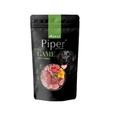 Piper Adult alutasak kutyáknak vadhússal és tökkel 10x150g