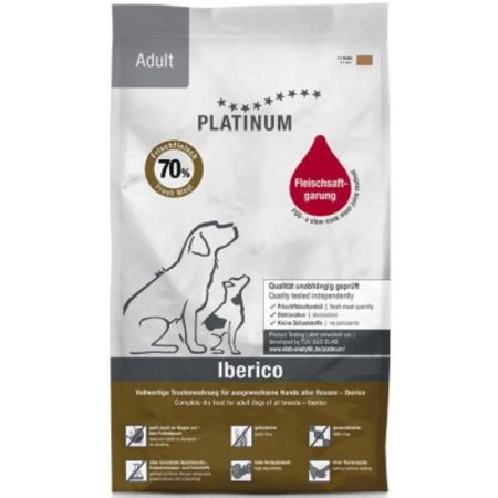 Platinum Natural Adult Iberico & Greens 2x5kg