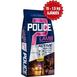 Police Adult Hypoallergenic Lamb&Pease with Apple (bárány