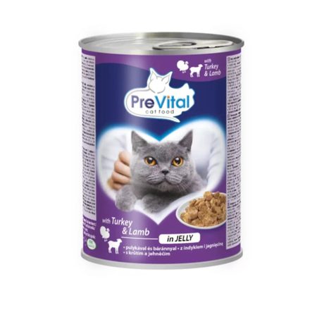 Prevital Macska Konzerv Pulyka-Bárány 12x415g