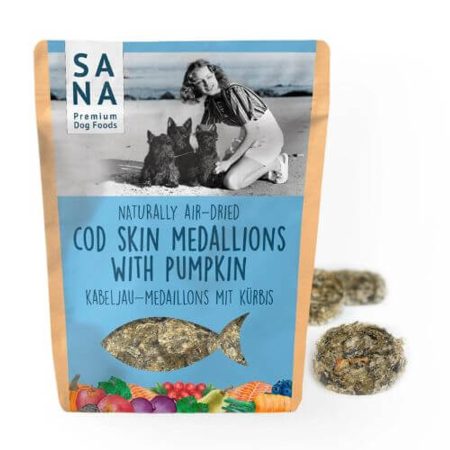 SANAdog tőkehalérmék Tökös Ízesítéssel 100g