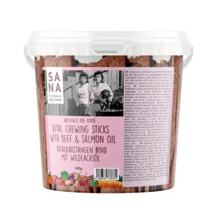 SANAdog Vital Marhahúsos Rágópálcika vadlazacolajjal 500g