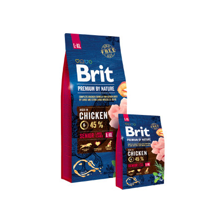 Brit Premium by Nature Senior L-XL 2x15 kg
