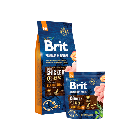 Brit Premium by Nature Senior S+M 2x15 kg