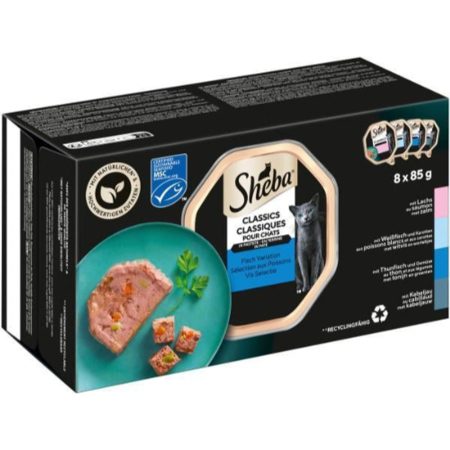 Sheba alutasakos Halas válogatás aszpikban 8x85g