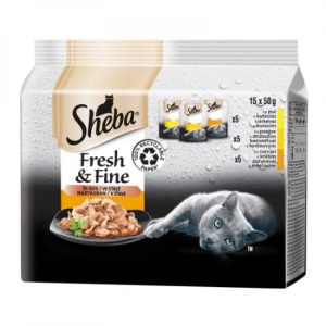 Sheba alutasakos Mini Szárnyas 15x50g